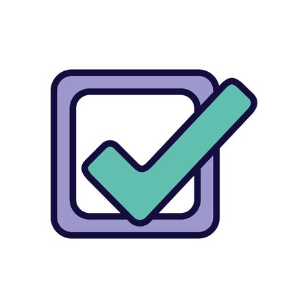 check mark approve like signal iconのイラスト素材