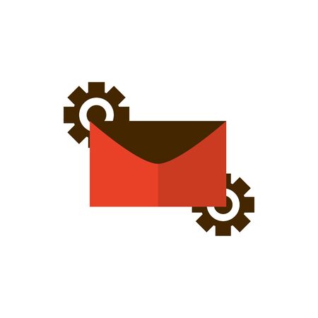 mail settings communication business strategy iconのイラスト素材