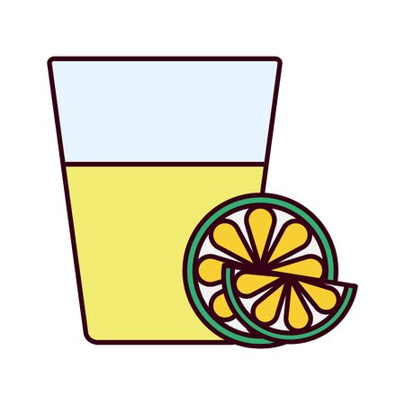 Isolated lemonade juice vector designのイラスト素材