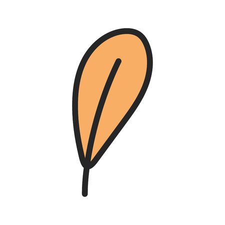 Isolated leaf icon vector designのイラスト素材