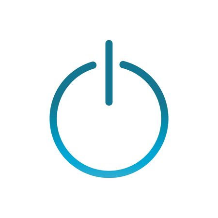start button user interface blue gradient
