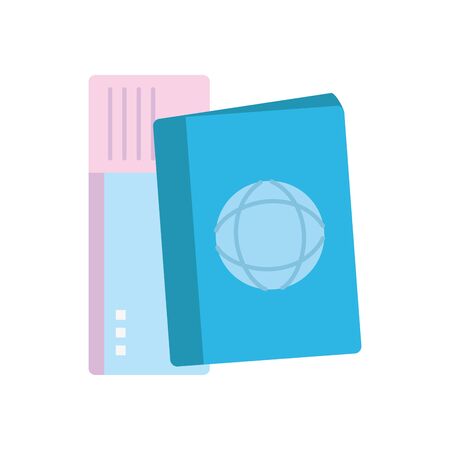 Isolated passport icon vector designのイラスト素材