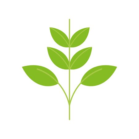 ecology renewable environment plant leaves iconのイラスト素材