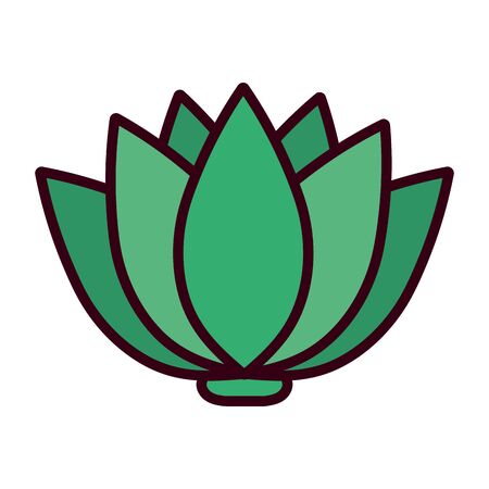 Isolated flower ornament vector designのイラスト素材