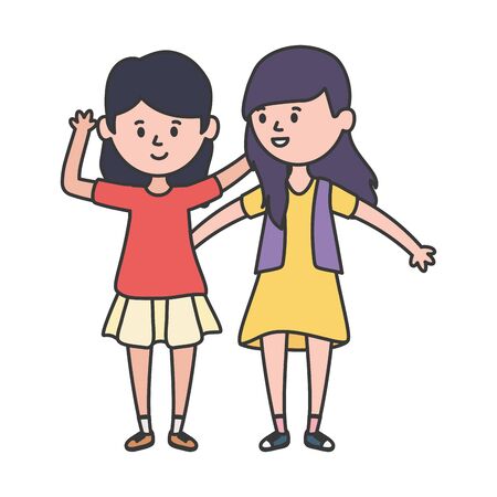 Isolated avatar women designのイラスト素材