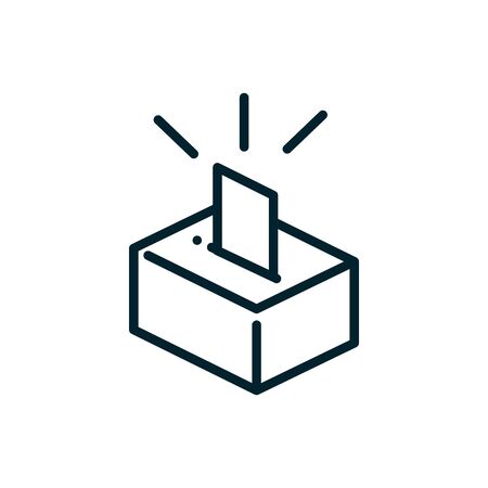 democracy peace and human rights lineのイラスト素材