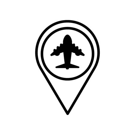 Isolated airplane icon  designのイラスト素材