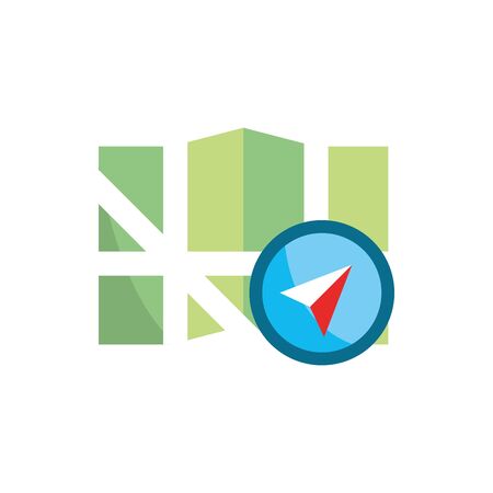 location compass gps map and navigationのイラスト素材