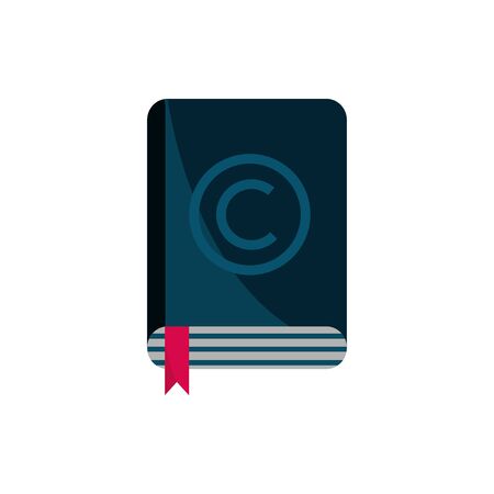 book literature property intellectual copyright iconのイラスト素材