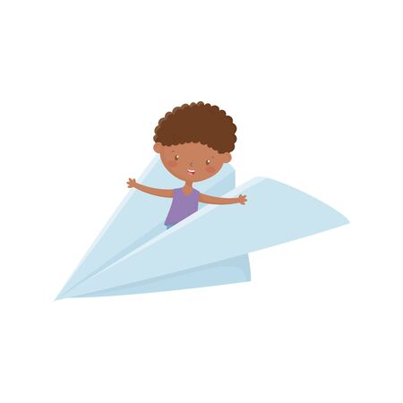 Isolated boy cartoon vector designのイラスト素材