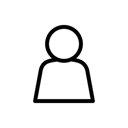 Isolated profile icon vector design