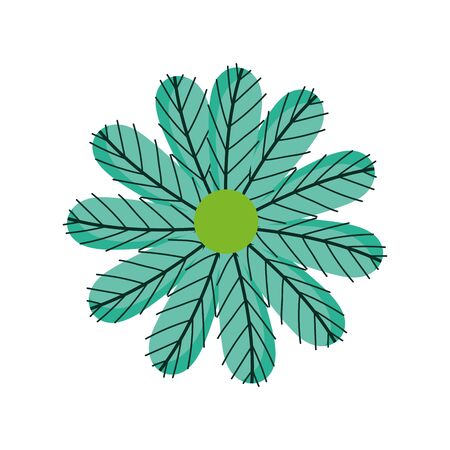 flower nature decoration ornament iconのイラスト素材