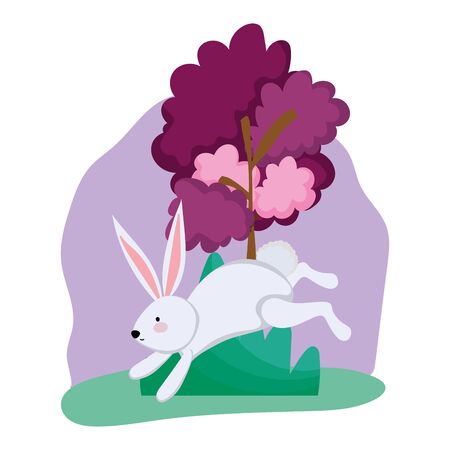 Rabbit design, Mid autumn festival china oriental celebration and traditional theme Vector illustrationのイラスト素材