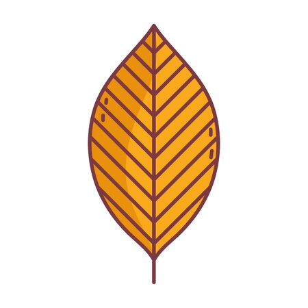 leaf hello autumn design iconのイラスト素材