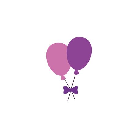 balloons helium air detailed style vector illustration designのイラスト素材
