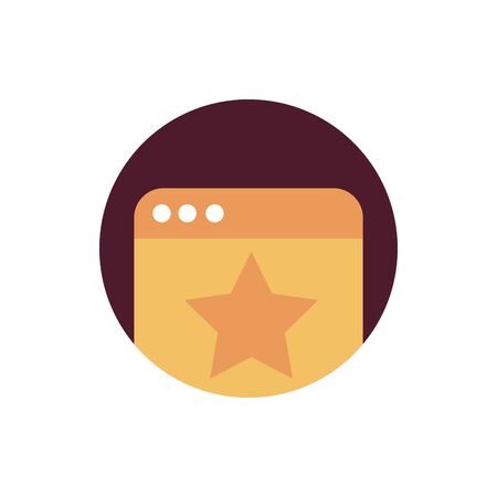 digital marketing website favourite contentのイラスト素材