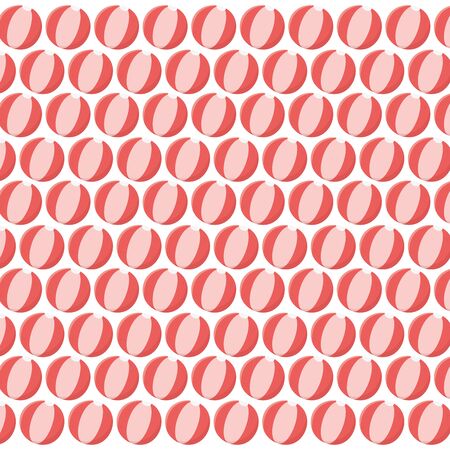 Isolated striped and summer ball background designのイラスト素材