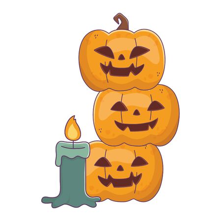 trick or treat - happy halloweenのイラスト素材