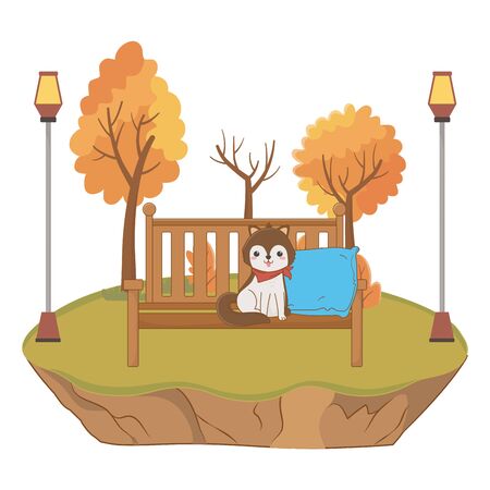 Dog cartoon design vector illustrationのイラスト素材