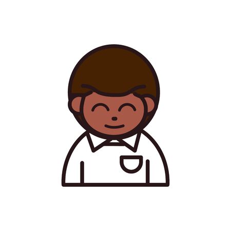 man cartoon character portrait peopleのイラスト素材