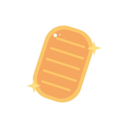 gold ornament medal bright icon vector illustrationのイラスト素材