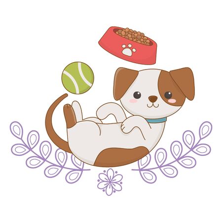 dog vector illustrationのイラスト素材