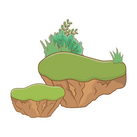 Landscape piece of earth design vector illustrationのイラスト素材