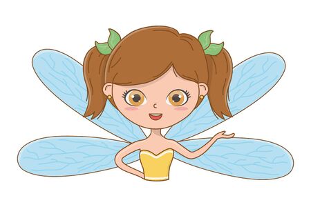 Fairy cartoon of fairytale design vector illustrationのイラスト素材