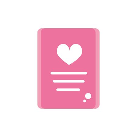 happy valentines day greeting card heart lovely vector illustration pink designのイラスト素材