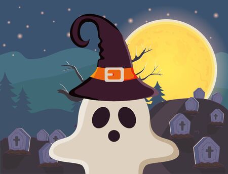 trick or treat - happy halloweenのイラスト素材