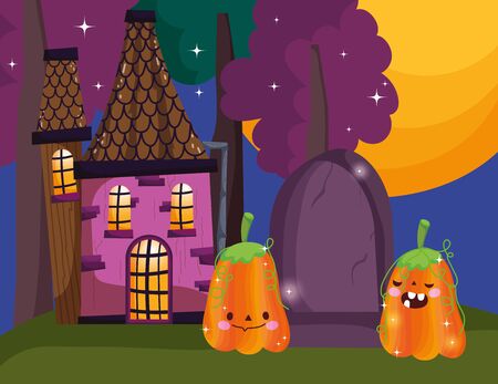 trick or treat - happy halloweenのイラスト素材