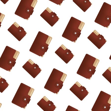elegant wallet to save money backgroundのイラスト素材