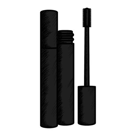 eyelash make up drawing icon vector illustration designのイラスト素材