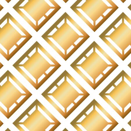 Art deco background design, Retro decoration gatsby abstract geometric style and vintage theme Vector illustrationのイラスト素材