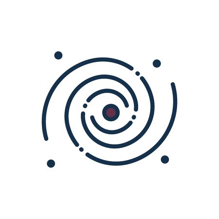 black hole universe astronomy and spaceのイラスト素材