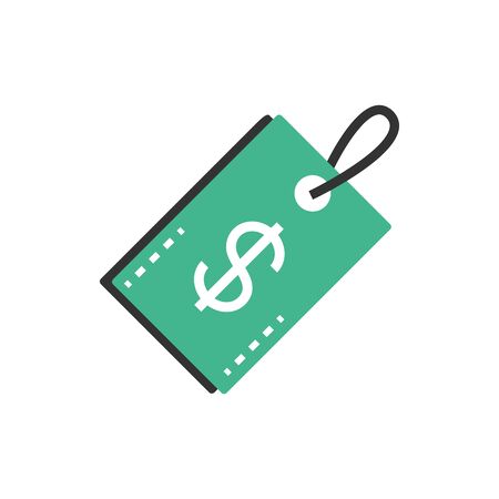 tag price market commerce money business finance vector illustrationのイラスト素材