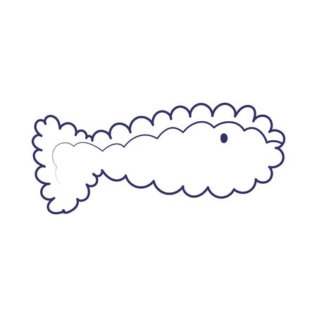 tempura fish menu restaurant cartoon food cute vector illustration line styleのイラスト素材