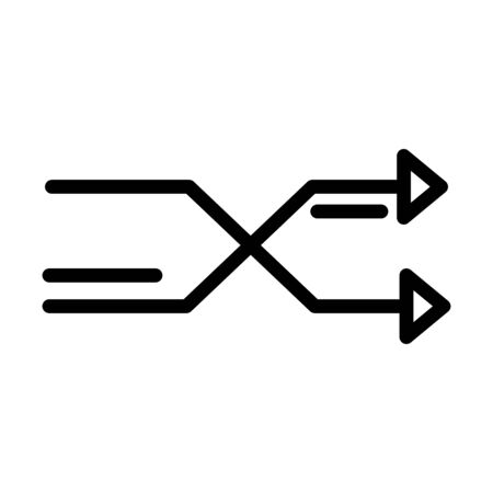 digital connection sound line style icon vector illustrationのイラスト素材