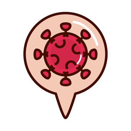 coronavirus ill prevent spread of covid19 vector illustration line and file iconのイラスト素材