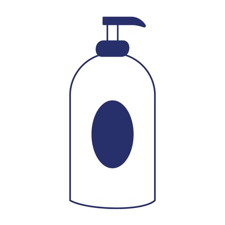 Soap bottle design, Hygiene wash health clean healthy bacteria bathroom and protection theme Vector illustrationのイラスト素材