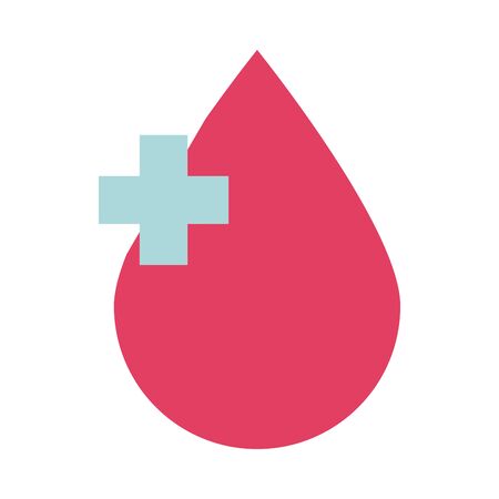 donation blood charity health care medical flat style iconの写真素材