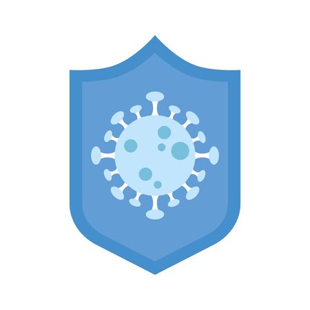 medical shield coronavirus covid 19 pandemic emblem iconの写真素材