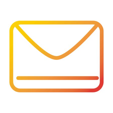 email message internet web technology interface gradient style iconの写真素材
