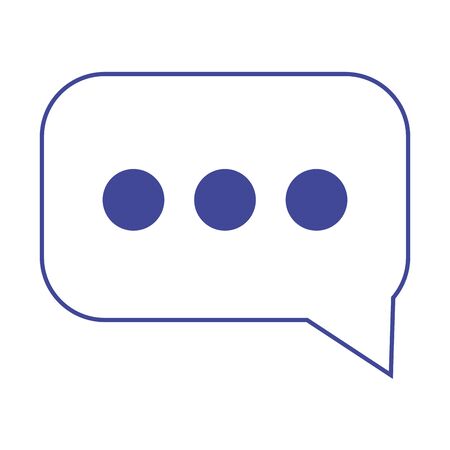 talk bubble sms message communication isolated icon design vector illustration
