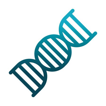 molecule dna genetic laboratory science and research vector illustration gradient style iconのイラスト素材