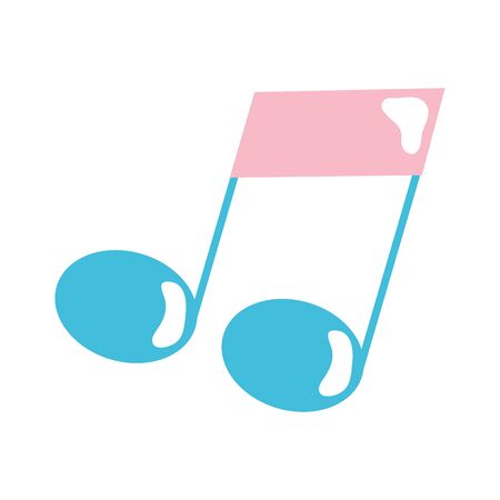 note music harmony melody design isolated iconのイラスト素材