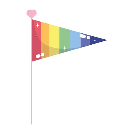 lgtbi flag design, Pride day sexual orientation and identity theme Vector illustrationのイラスト素材