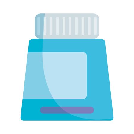 medical container isolated icon on white background vector illustrationのイラスト素材