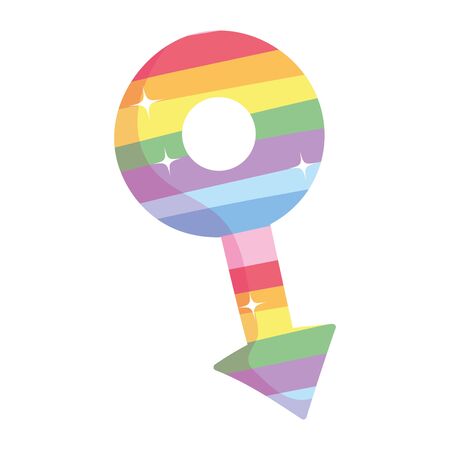 lgbt male gender design, Pride day sexual orientation and identity theme Vector illustrationのイラスト素材