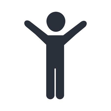 happy little boy son with sport cap, family day, icon in silhouette style vector illustrationのイラスト素材